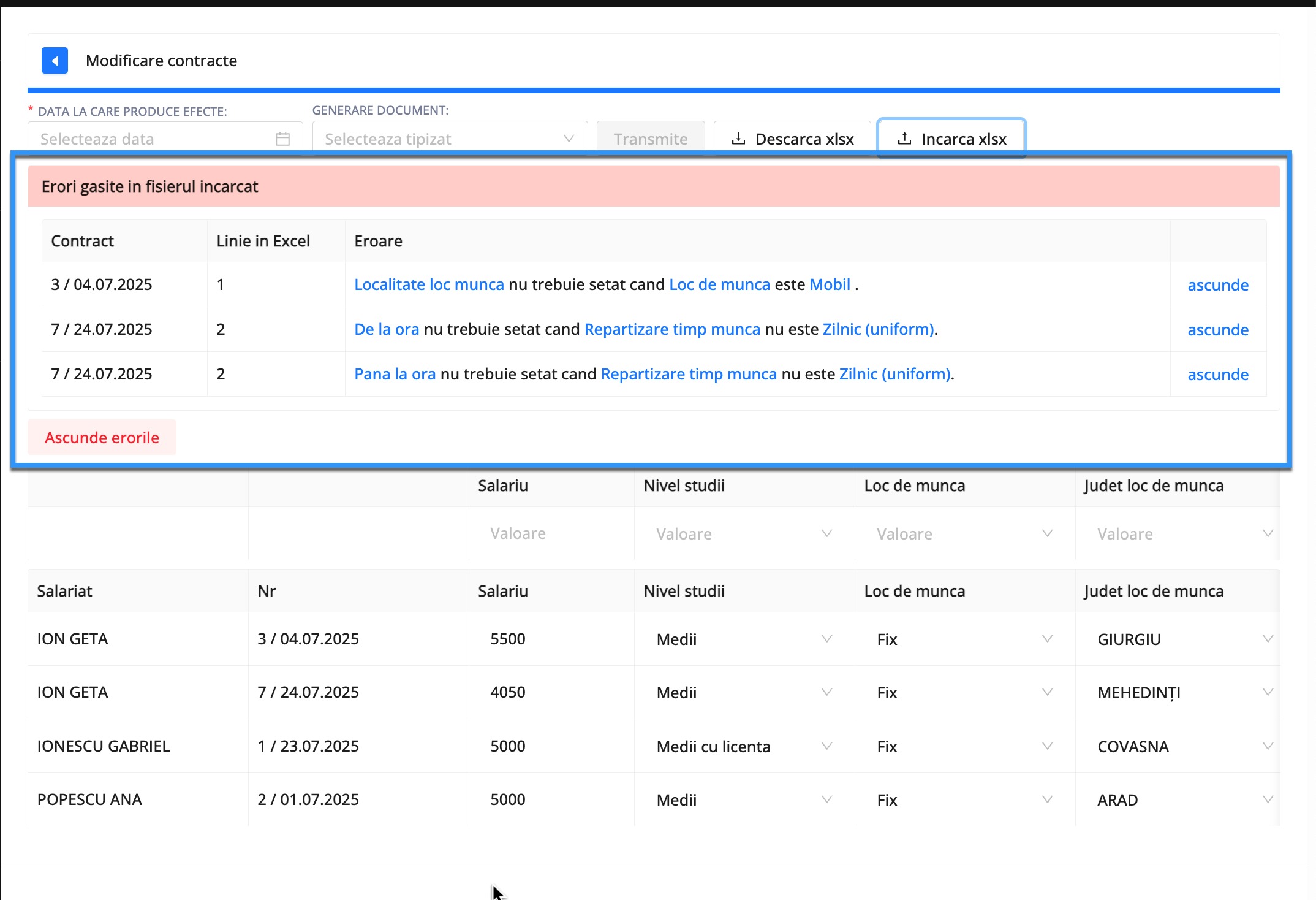 Platforma qPlus de resurse umane compatibila cu Reges Online