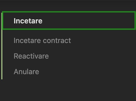 Formular REVISAL pentru incetarea contractelor: incetare contract, reactivare contract, anulare contract