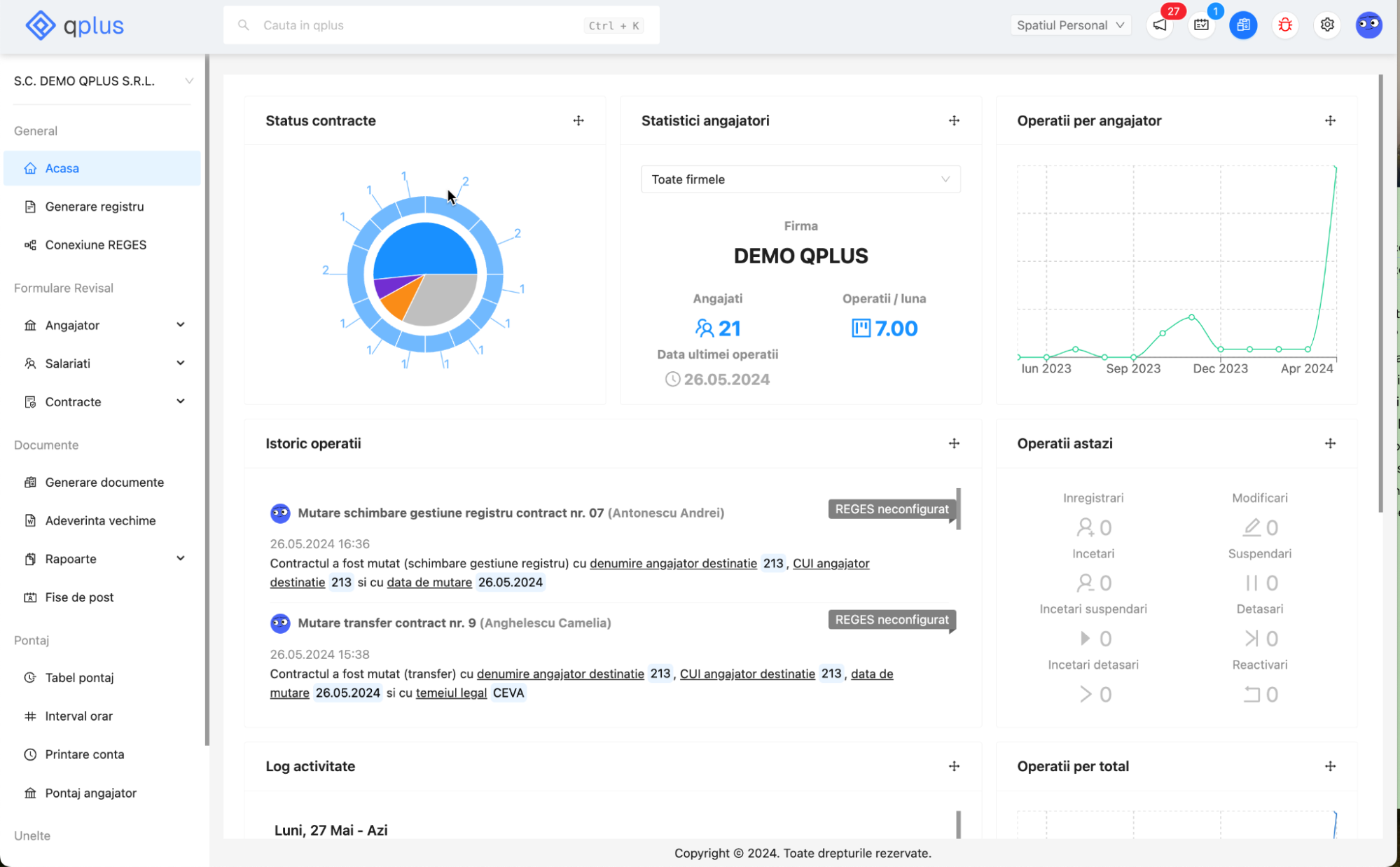 platforma online de management resurse umane qPlus