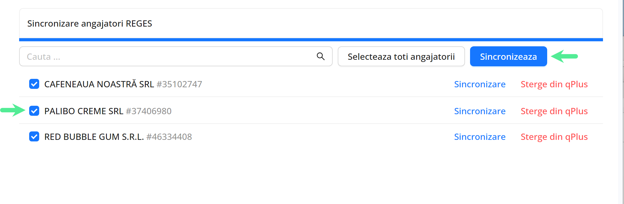 Platforma qPlus de resurse umane compatibila cu Reges Online