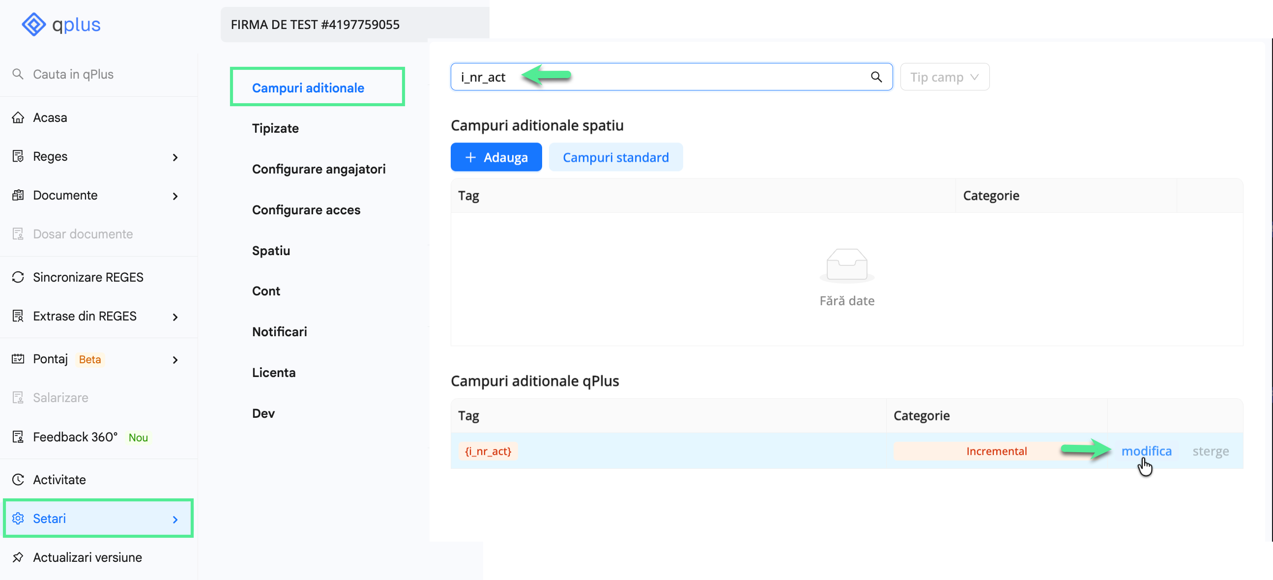Platforma qPlus de resurse umane compatibila cu Reges Online
