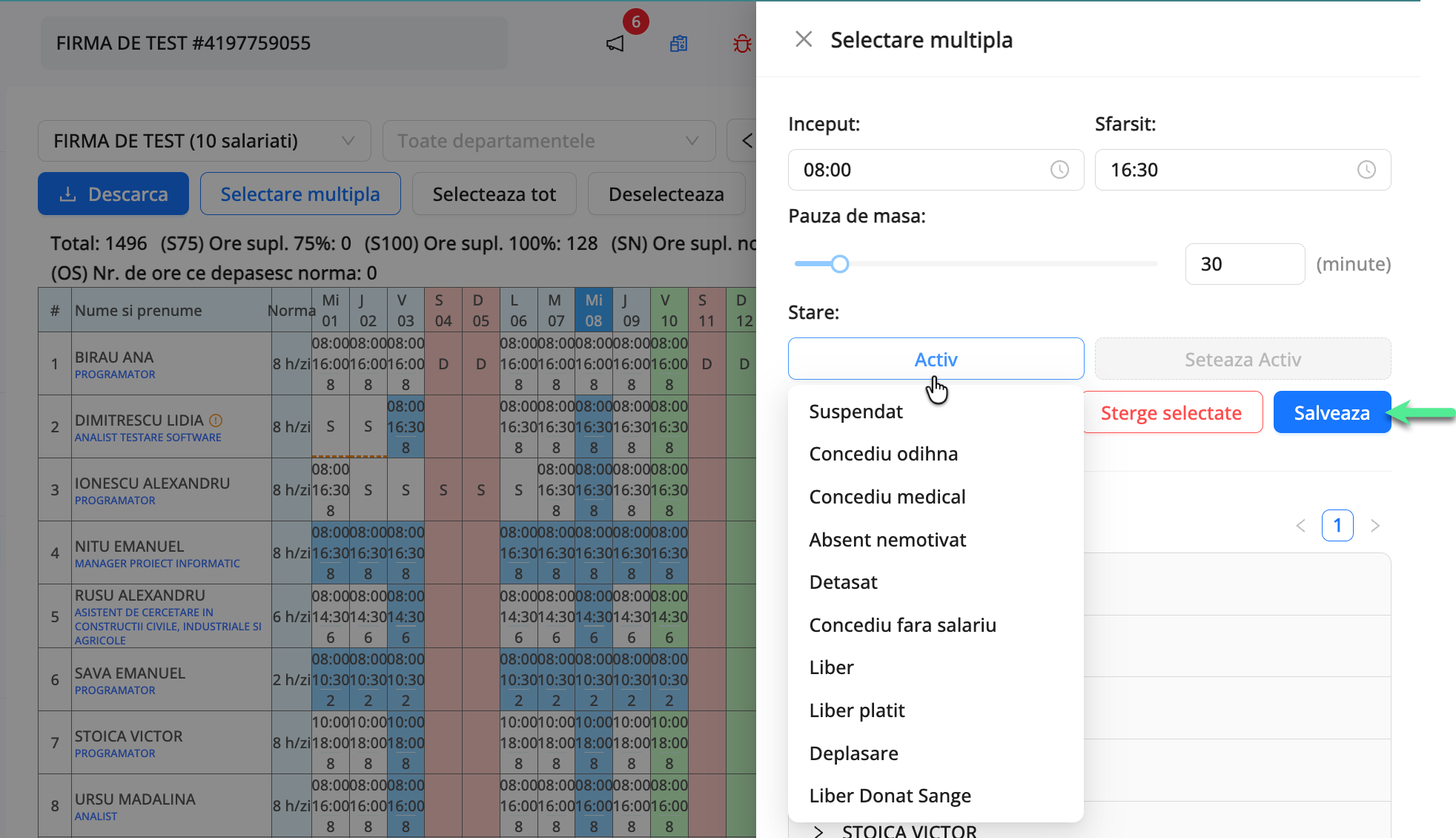 Platforma qPlus de resurse umane compatibila cu Reges Online