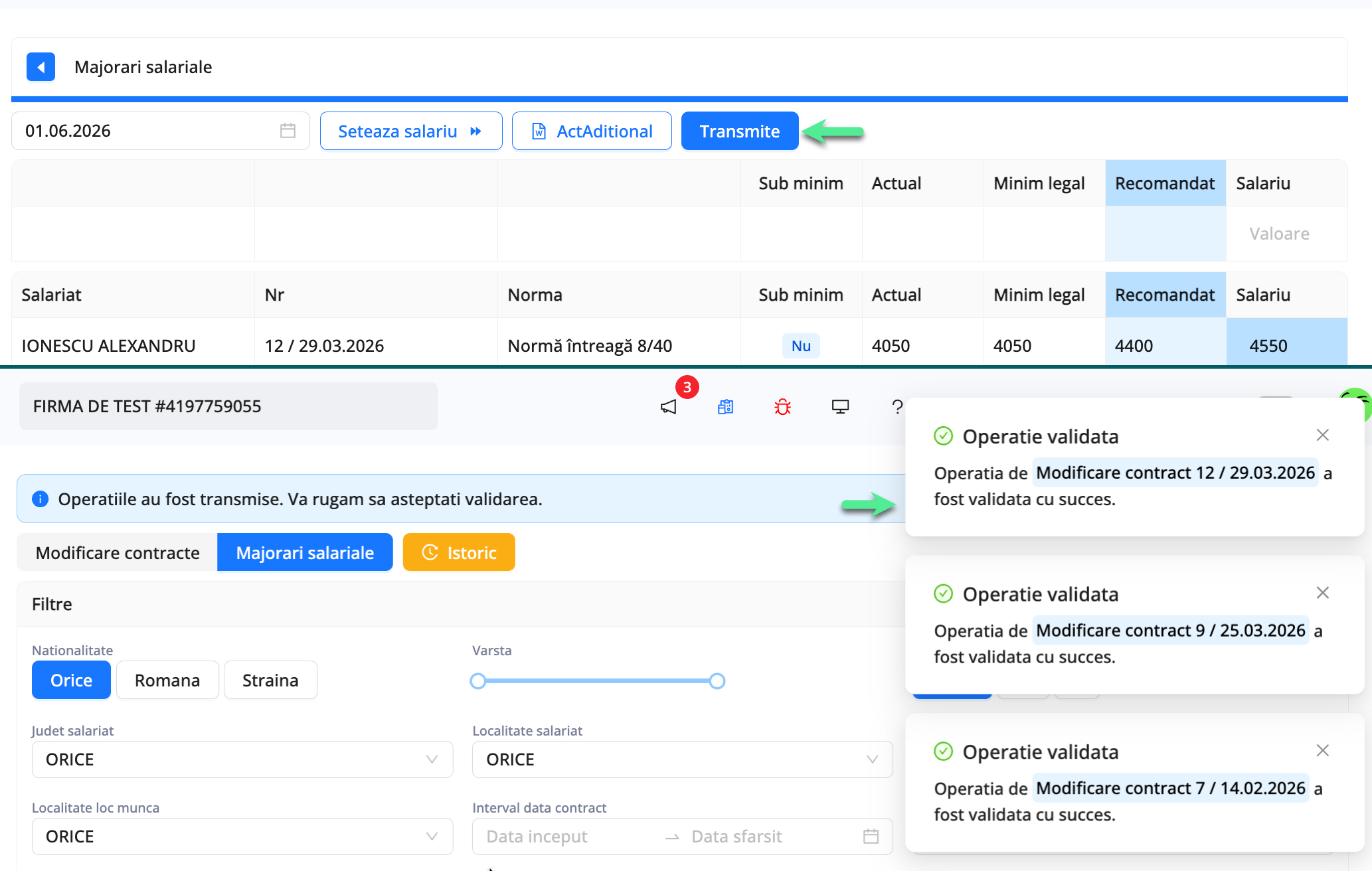 Platforma qPlus de resurse umane compatibila cu Reges Online