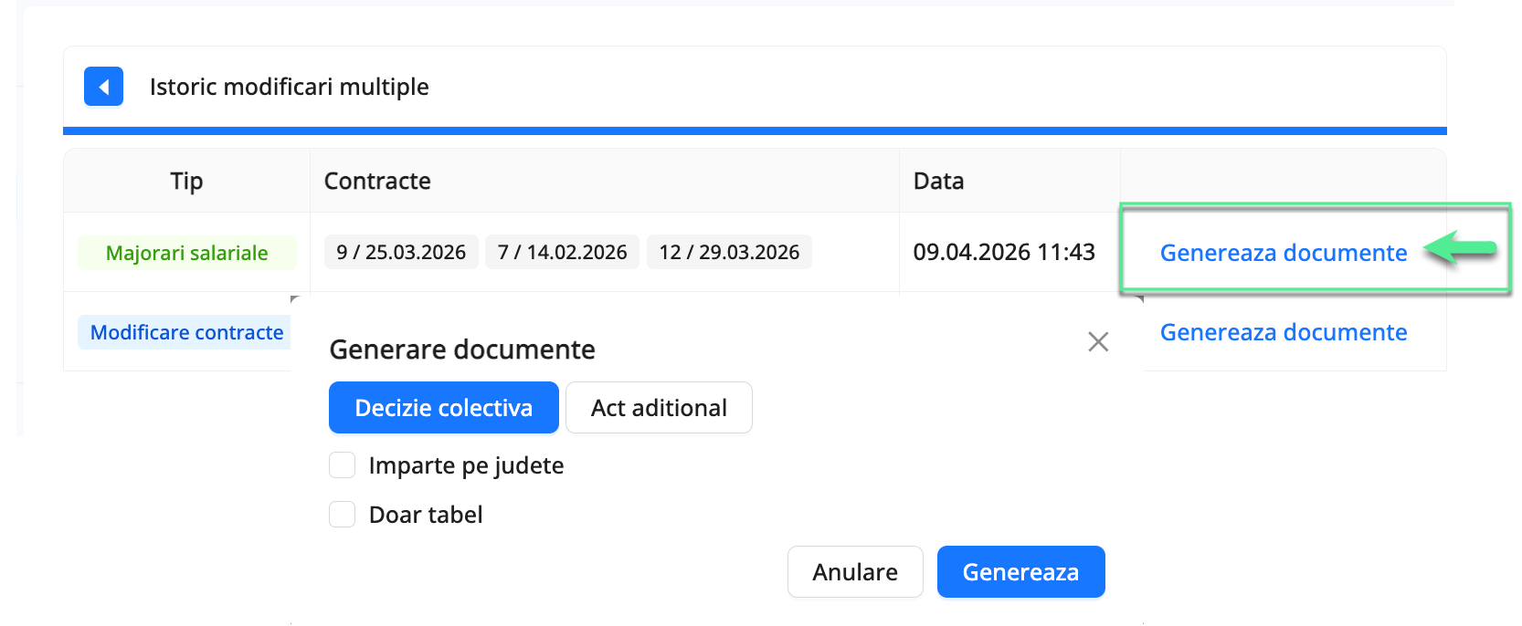 Platforma qPlus de resurse umane compatibila cu Reges Online