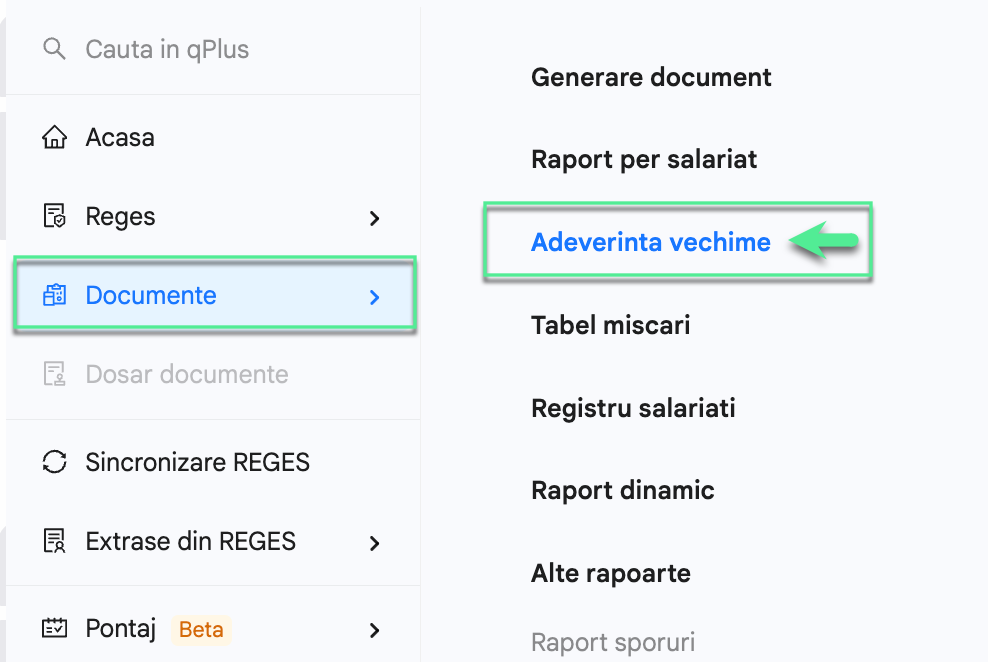 Platforma qPlus de resurse umane compatibila cu Reges Online