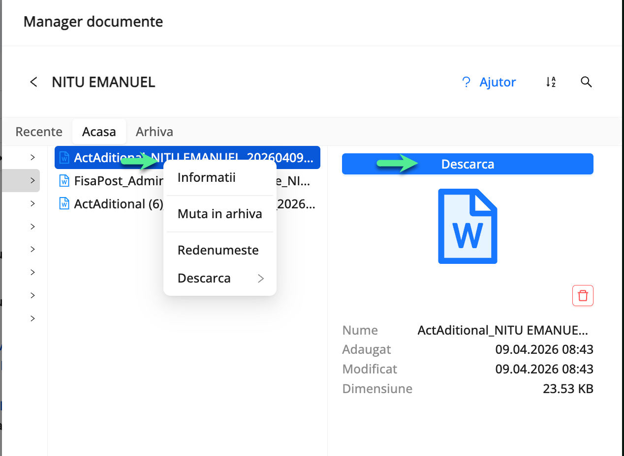 Platforma qPlus de resurse umane compatibila cu Reges Online
