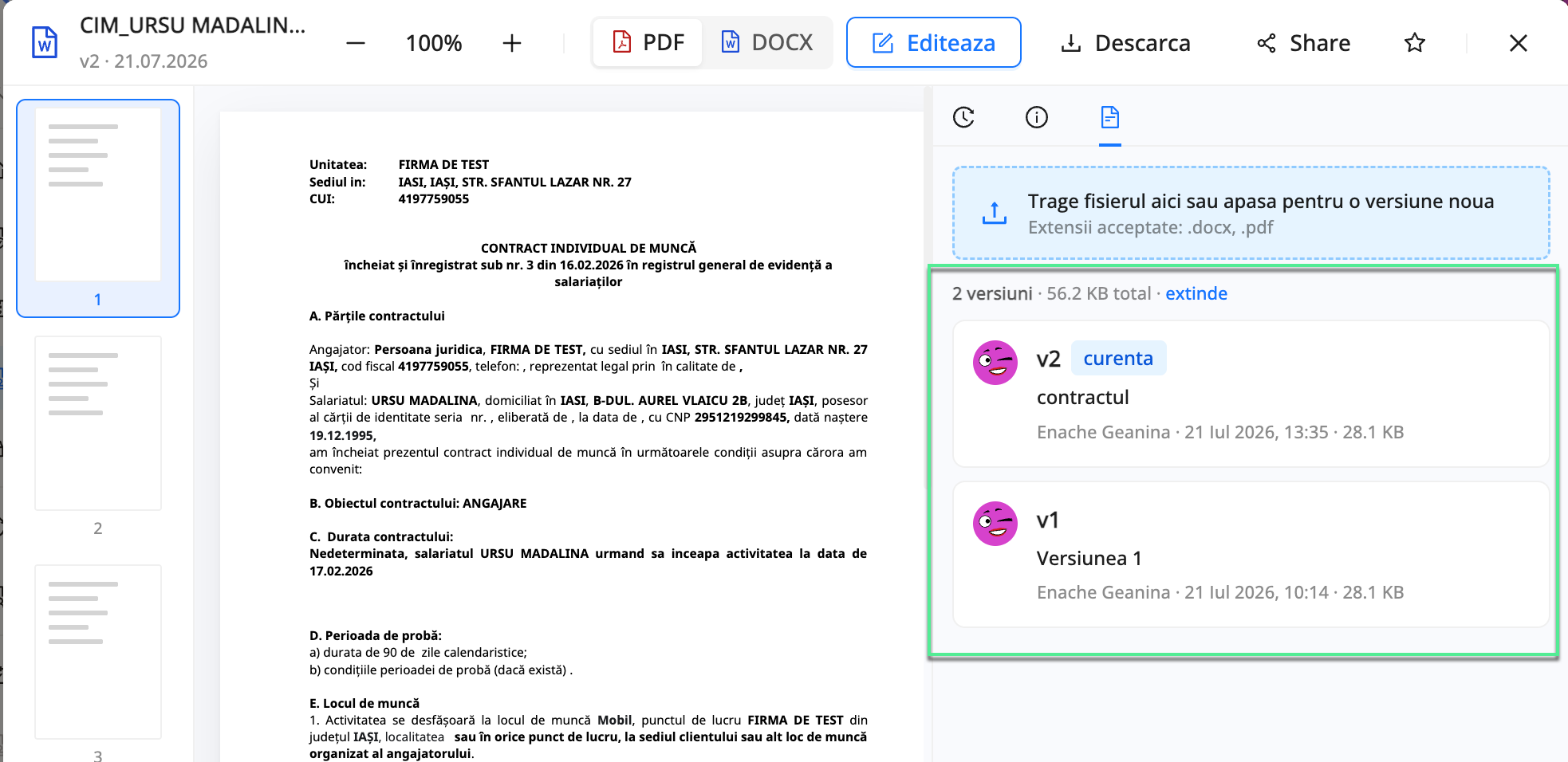 Platforma qPlus de resurse umane compatibila cu Reges Online