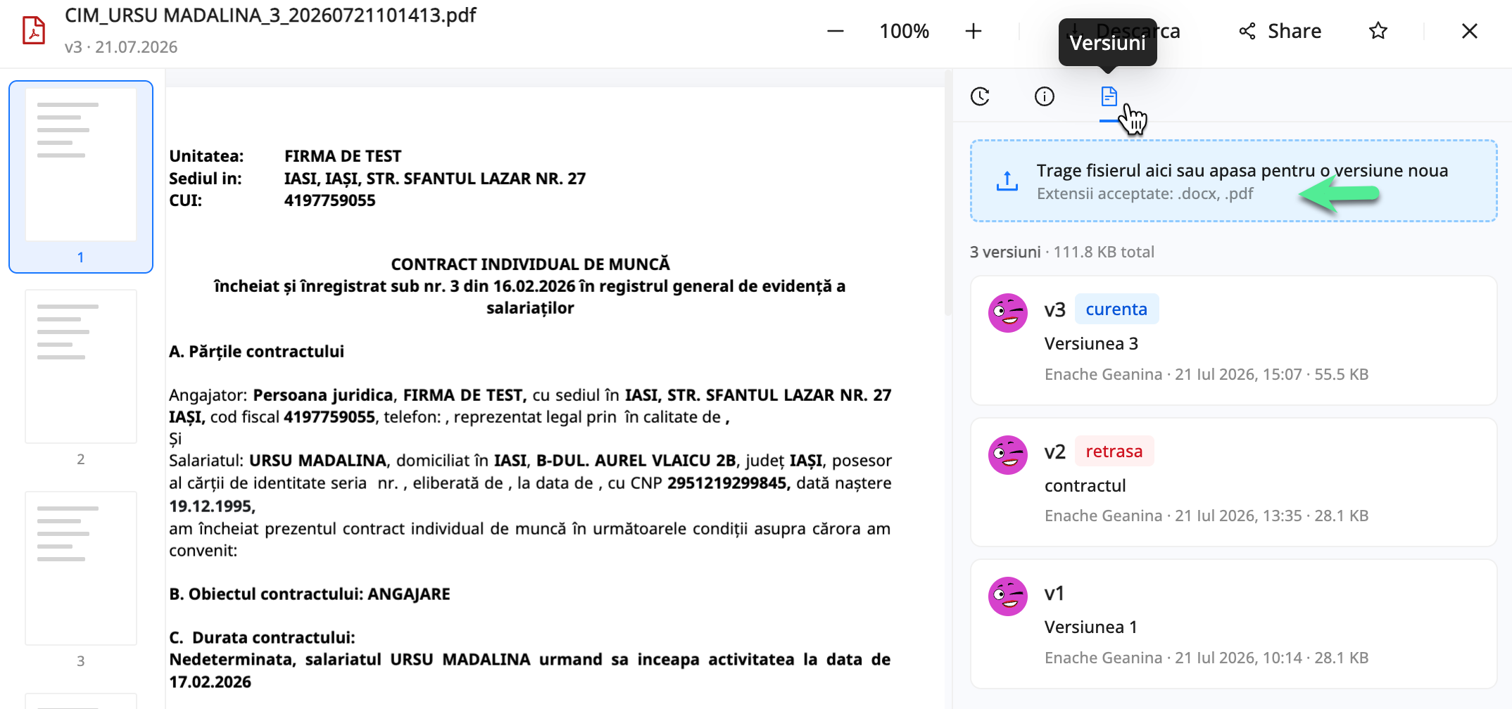 Platforma qPlus de resurse umane compatibila cu Reges Online