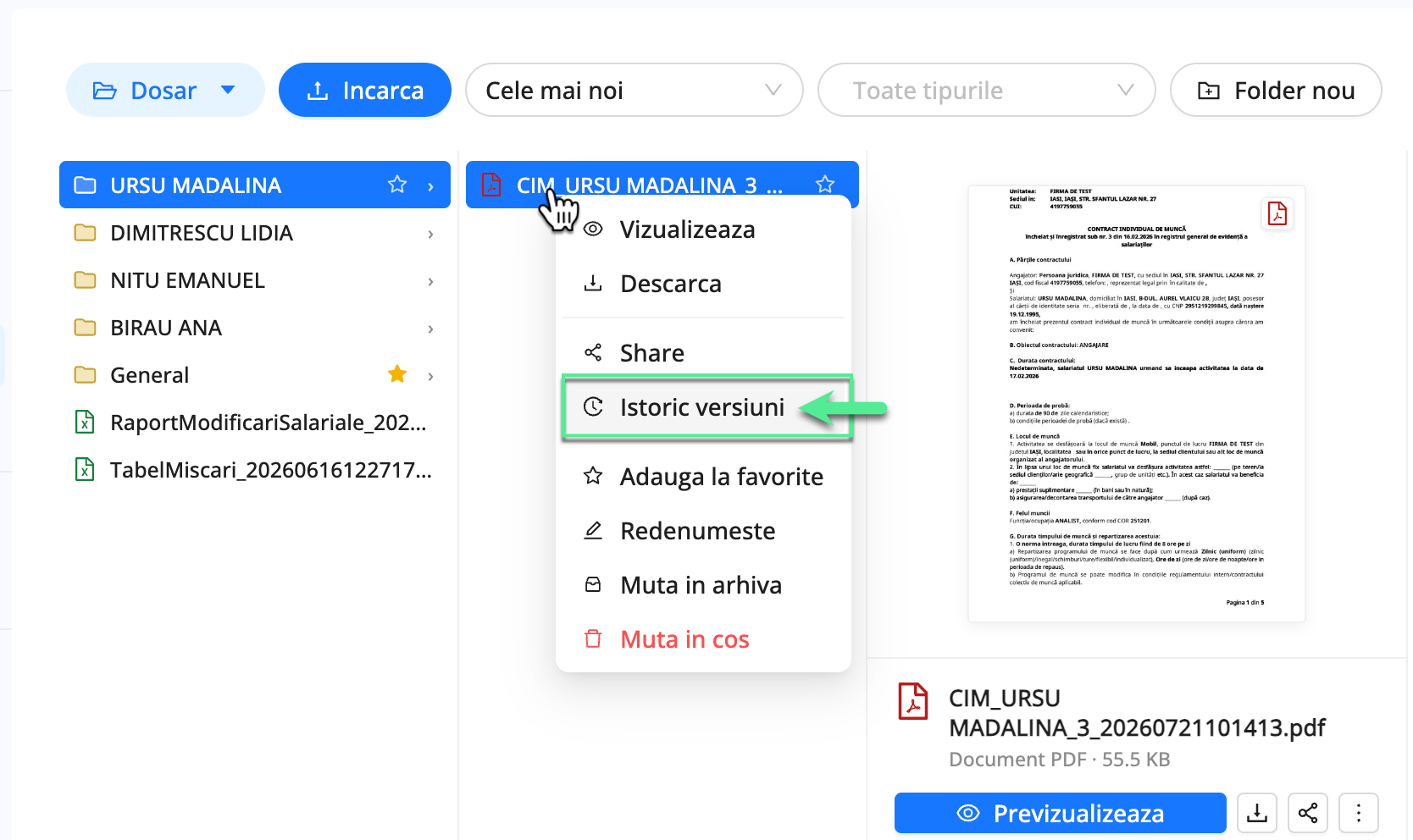 Platforma qPlus de resurse umane compatibila cu Reges Online