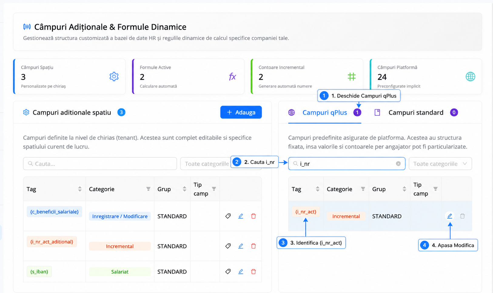 Platforma qPlus de resurse umane compatibila cu Reges Online
