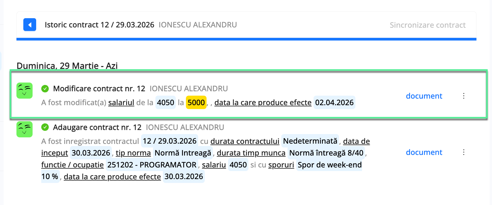 Platforma qPlus de resurse umane compatibila cu Reges Online
