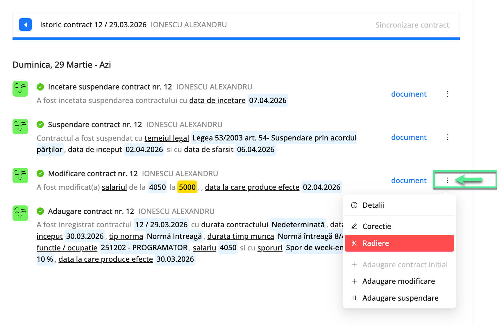 Platforma qPlus de resurse umane compatibila cu Reges Online