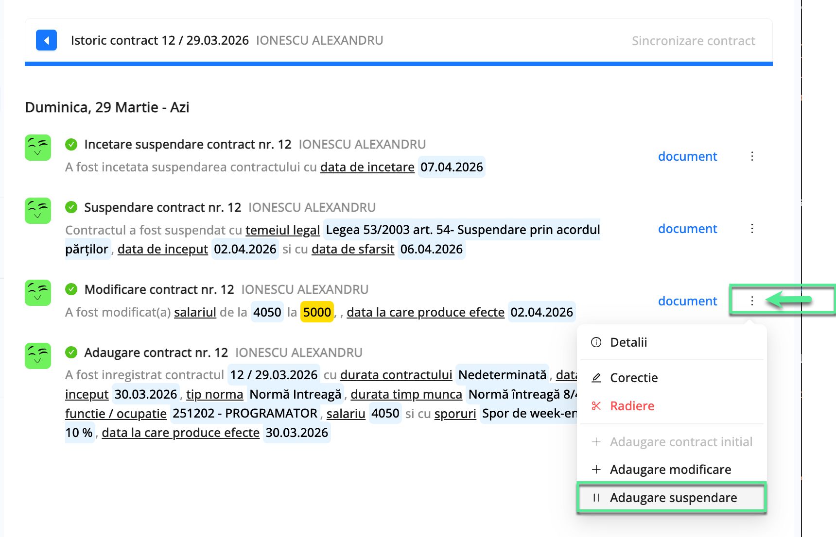 Platforma qPlus de resurse umane compatibila cu Reges Online