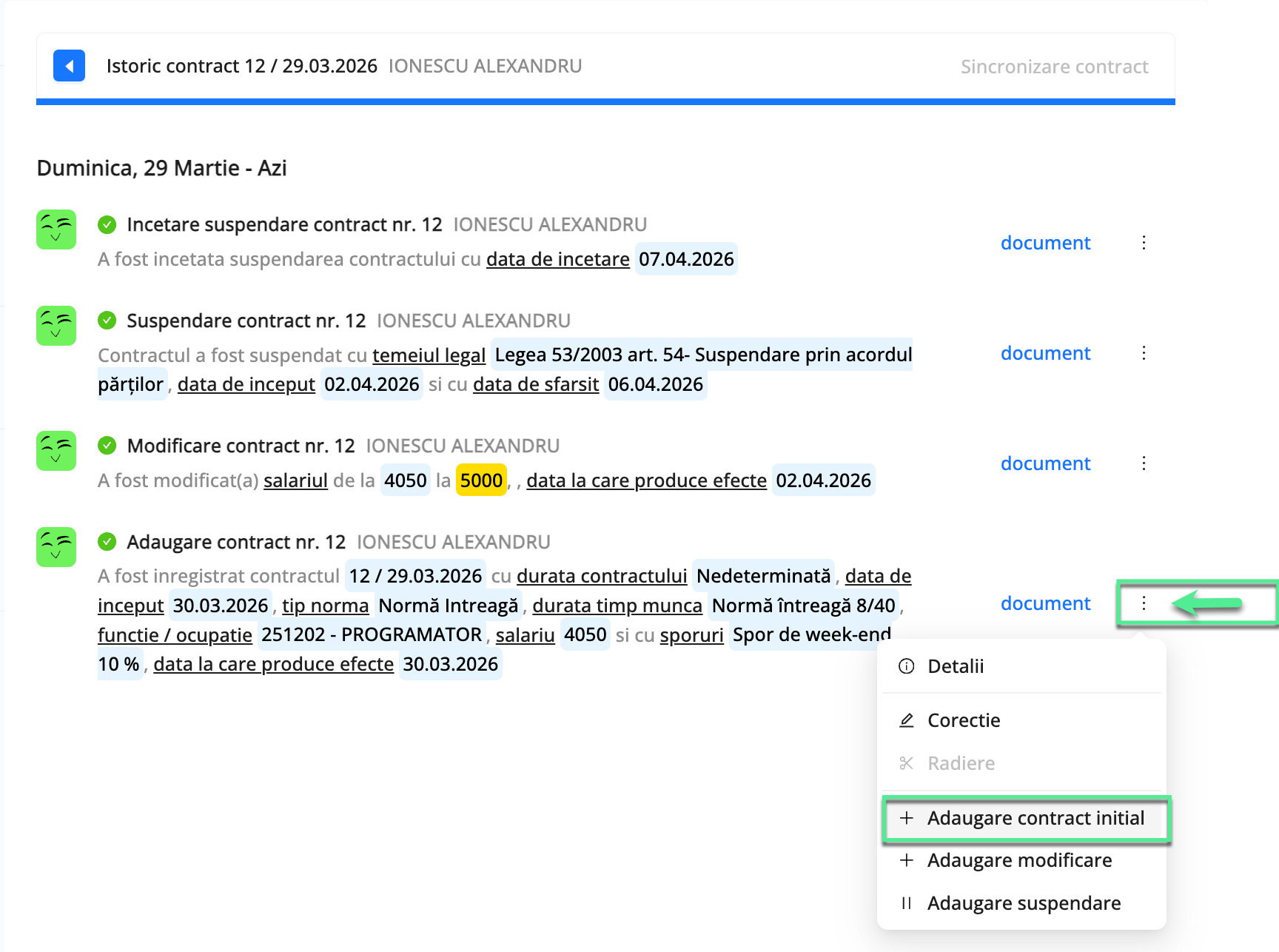 Platforma qPlus de resurse umane compatibila cu Reges Online