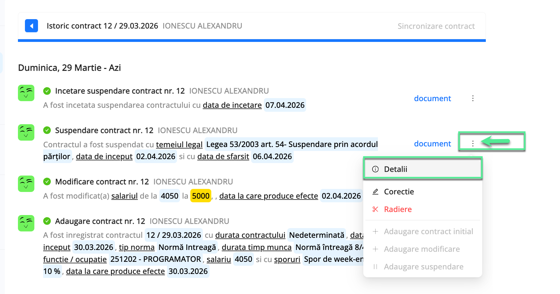 Platforma qPlus de resurse umane compatibila cu Reges Online