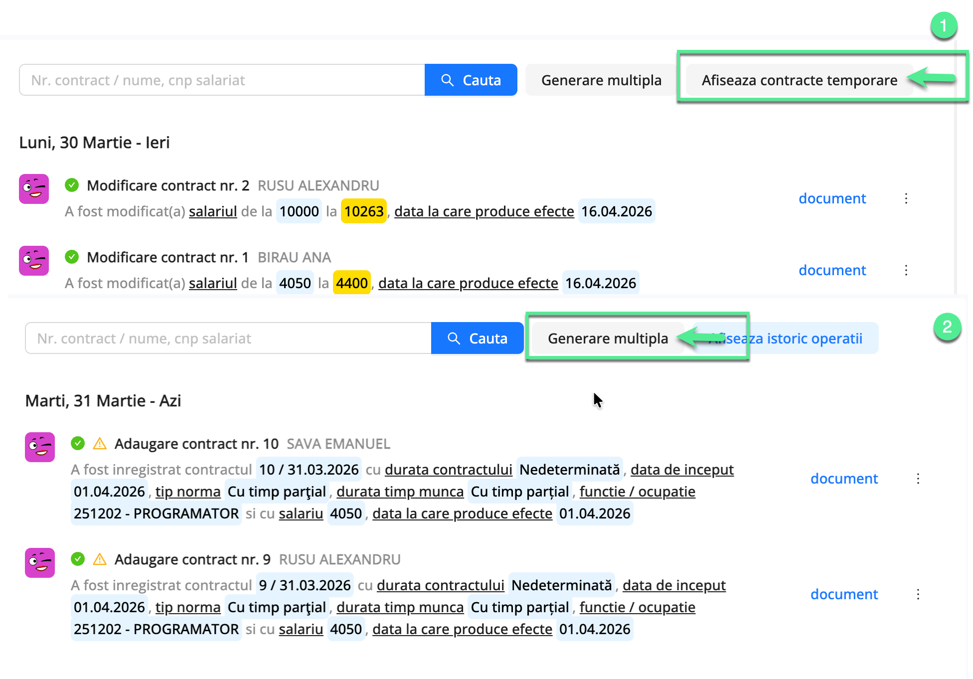 Platforma qPlus de resurse umane compatibila cu Reges Online