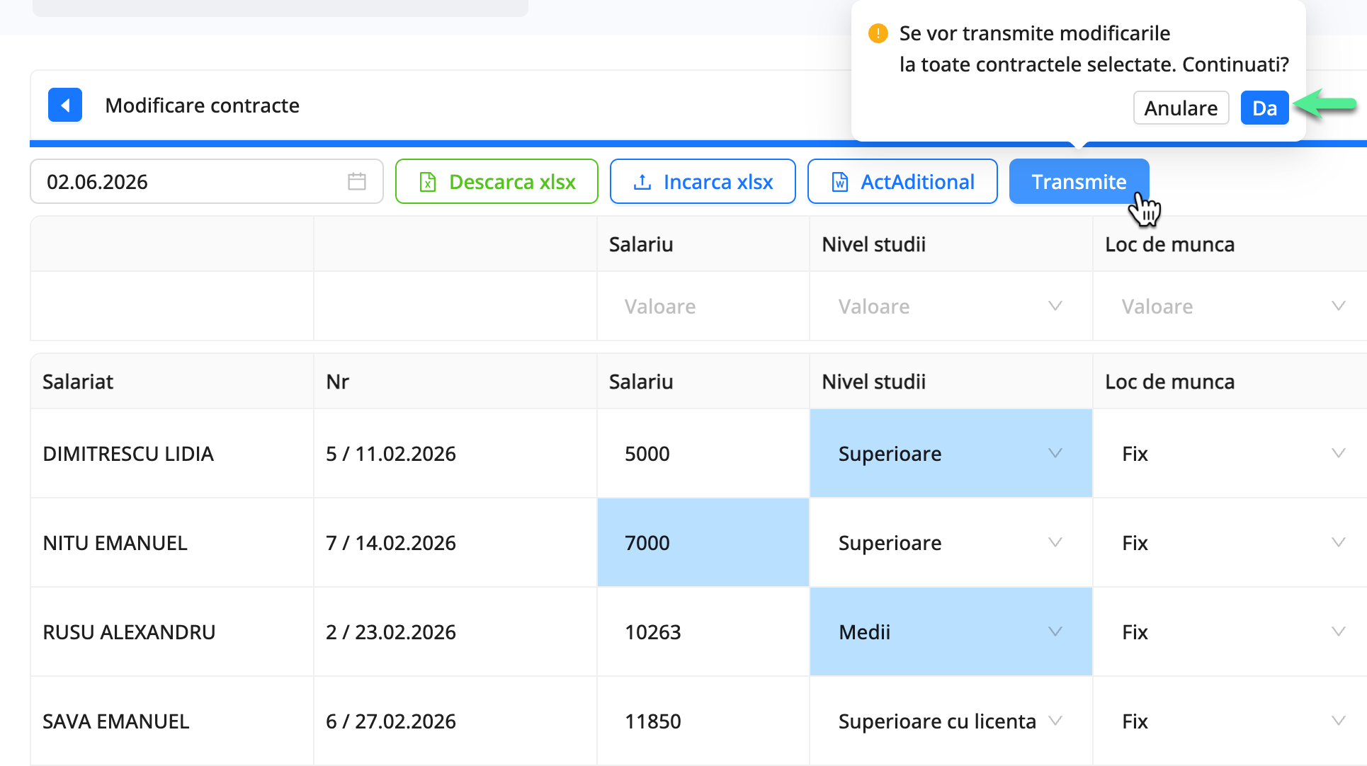 Platforma qPlus de resurse umane compatibila cu Reges Online